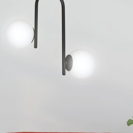 Minimalistyczna lampa sufitowa na sztywnym zwisie 1030/2 z serii KALF - 5
