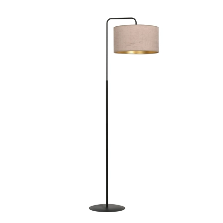 Elegancka lampa podłogowa z różowym abażurem 1053/LP1 z serii HILDE