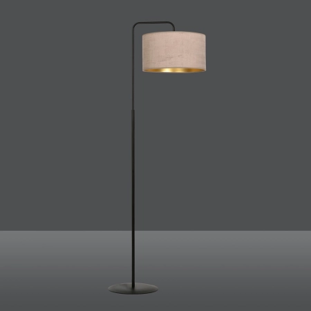 Elegancka lampa podłogowa z różowym abażurem 1053/LP1 z serii HILDE - 3