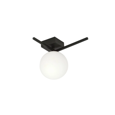 Minimalistyczna, czarna lampa sufitowa z kloszem 1130/1G z serii IMAGO - 6