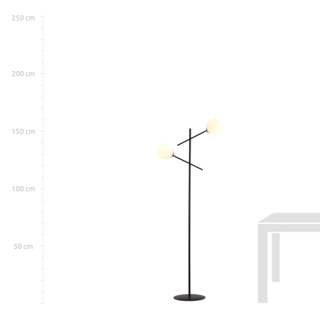 Lampa podłogowa z dwoma ruchomymi ramionami 1169/LP2 z serii LINEAR - 5