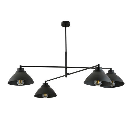 Poczwórna lampa wisząca z metalowymi kloszami 1211/4 z serii MAVERICK - 2