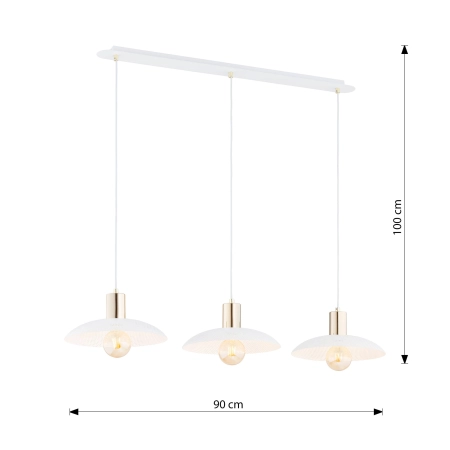 Industrialna, metalowa lampa wisząca 1321/3 z serii SPIRIT