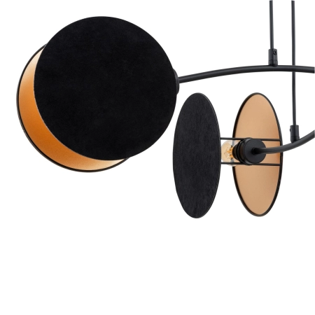Modernistyczna lampa wisząca do salonu 1325/4 z serii MOTIF