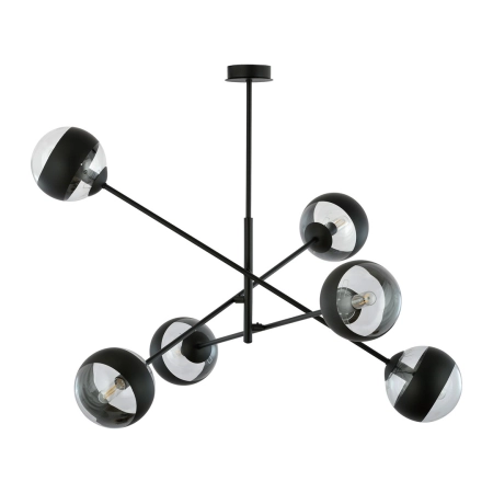 Lampa sufitowa z obrotowymi ramionami 1168/6 z serii LINEAR