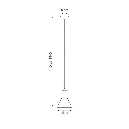 Elegancka, biało-złota lampa wisząca 1389/1 z serii ROSA 1 WH - 5