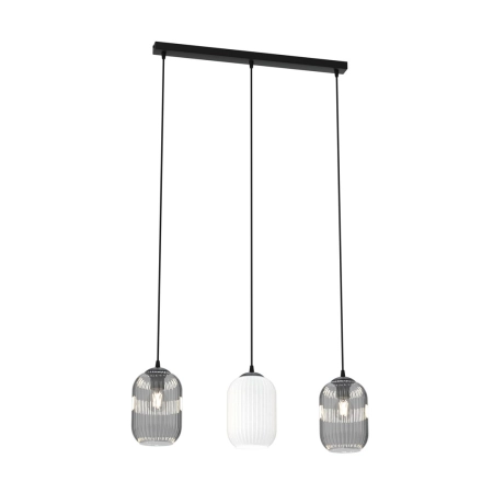 Lampa wisząca z trzema kloszami 1436/3 z serii VERDI 3 BL MIX