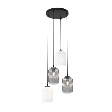 Regulowana lampa wisząca, grafit 1436/4PREM z serii VERDI 4PREM BL MIX