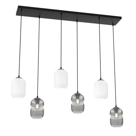 Lampa wisząca na 6 żarówek 1436/6 z serii VERDI 6 BL MIX