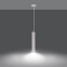 Biała pojedyncza lampa wisząca z gwintem GU10 955/1 z serii LUNA