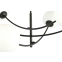 Lampa sufitowa o obłych kształtach, białe kule 1102/6 z serii HUNTER - 6