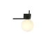 Minimalistyczna, czarna lampa sufitowa z kloszem 1130/1G z serii IMAGO