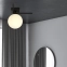 Minimalistyczna, czarna lampa sufitowa z kloszem 1130/1G z serii IMAGO - 4