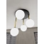 Dekoracyjna lampa sufitowa z białymi kloszami 1260/4 z serii DOLCE - 5