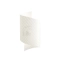 Biała, dekoracyjna lampa ścienna do holu 1360/1 z serii SPIRAL WHITE