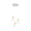 Elegancka lampa wisząca, regulowana 1389/3PREM z serii ROSA 3 PREM WH