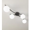 Minimalistyczna lampa sufitowa, czarna 1390/4 z serii OPUS 4 BL OPAL - 5