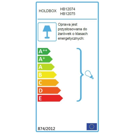 Klasyczna oprawa natynkowa typu spot, do korytarza HB12074 z serii FORIO - klasa energetyczna