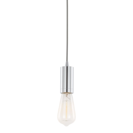 Industrialna lampa wisząca bez klosza DS-M-038 CHROME z serii MODERNA