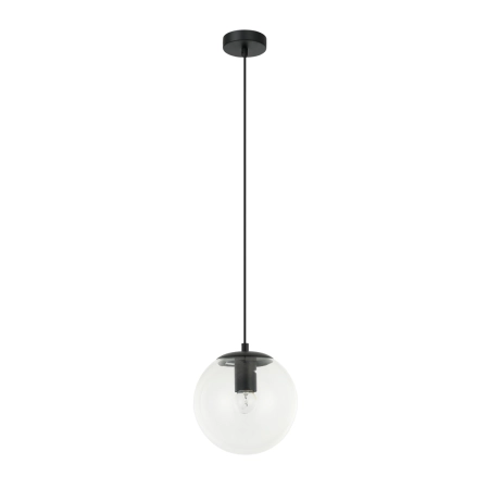 Klasyczna lampa wisząca z kloszem PND-58867-1S-BK z serii SARPO