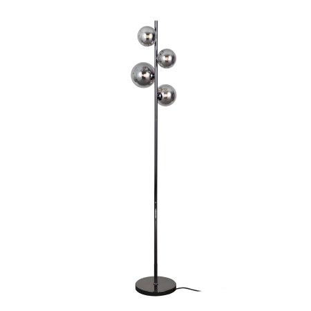 Dekoracyjna, wysoka lampa podłogowa FL-406007-4-BCR z serii CANELLO