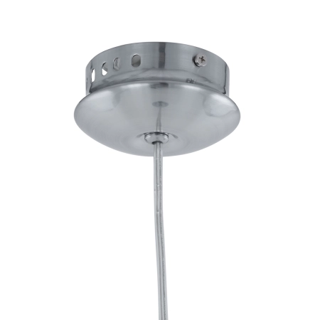 Srebrna lampa wisząca łezka, do jadalni MA01986C-001 CH z serii ANON 4