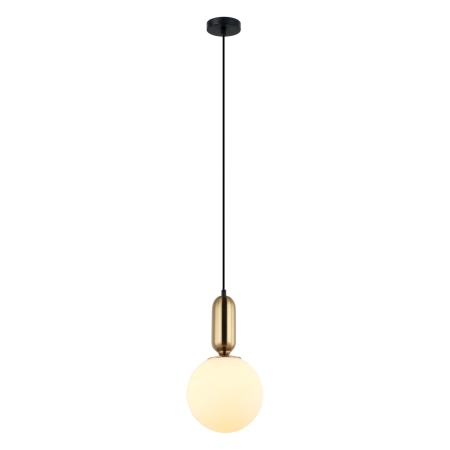 Nowoczesna pojedyncza lampa wisząca PND-02340-1M-BRO z serii ALDEVA