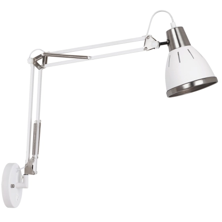 Lampa ścienna na długim ramieniu MB-HN5069 WH+S.NICK z serii VERA