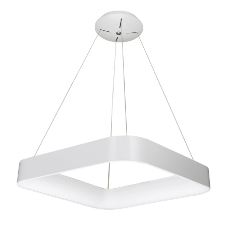 Żyrandol kwadratowy LED na zwisach 60x60 3945-850SQP-WH-3 z serii LUIGI