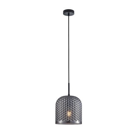 Czarna lampa wisząca na żarówkę E27 PND-25205-1L-BK-SG z serii RENTI - 3