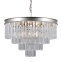 Kryształowa lampa glamour ⌀56cm PND-44372-8A-SLVR-BRW z serii VERDES 2