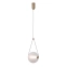 Złota lampa wisząca, ledowa PND-34361-M-HBR-OPAL z serii RASTIA - 2