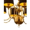 Klasyczna lampa wisząca z czarnymi abażurami JUP 1952 z serii BATUMI 3