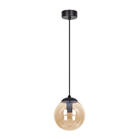 Pojedyncza lampa z bursztynowym kloszem K-5160 z serii DELTA 5