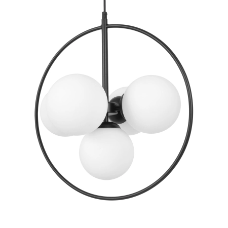 Niepowtarzalna lampa wisząca w kolorze bieli i czerni K-3838 seria GEO