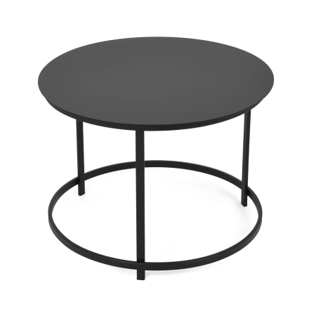 Czarny, minimalistyczny stolik kawowy KS-38 STOLIK z serii KAJA HOME -2