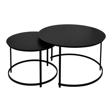 Czarny, minimalistyczny stolik kawowy KS-38 STOLIK z serii KAJA HOME -5