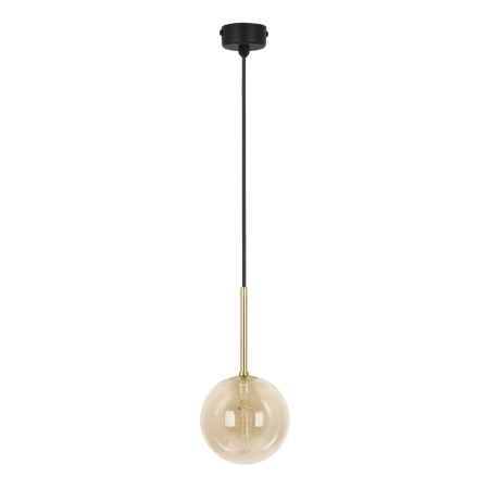 Unikalna lampa wisząca z kloszem w kolorze miodu K-5560 z serii GALAXY