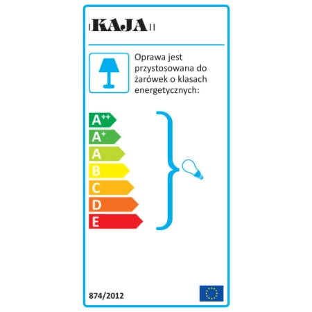 Żyrandol K-3400 serii FEDOR - biały - klasa energetyczna