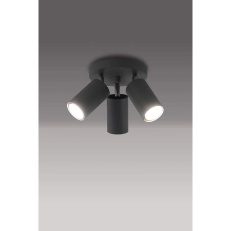 Minimalistyczna lampa sufitowa ze spotami 655/3A POP z serii ROLOS 2