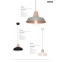 Designerska lampa wisząca na dekoracyjną żarówkę 589/Z1 POP z serii VINCI 7