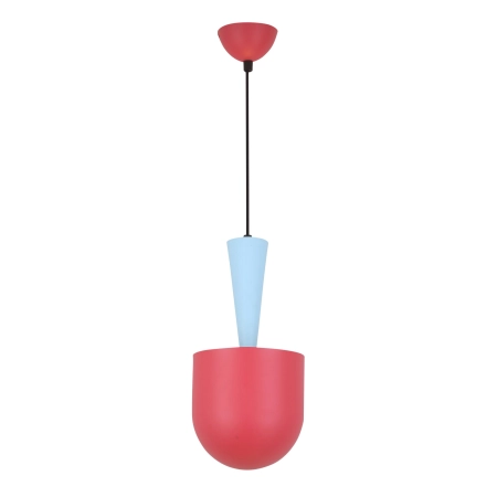 Czerwono-niebieska lampa wisząca dziecięca LEDEA 50101164 z serii VISBY