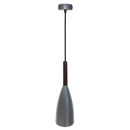 Lampa wisząca z podłużnym szarym kloszem LEDEA 50101262 z serii FLEN II