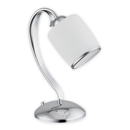 Elegancka lampka stołowa do salonu glamour O2278 L1 CH z serii LAURA