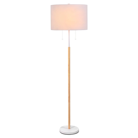 Ponadczasowa lampa podłogowa do sypialni LP-0304/2F WH z serii FOGO - 4