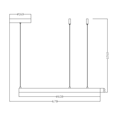 Nowoczesny żyrandol LED do sypialni LP-033/1P S GD z serii MIDWAY