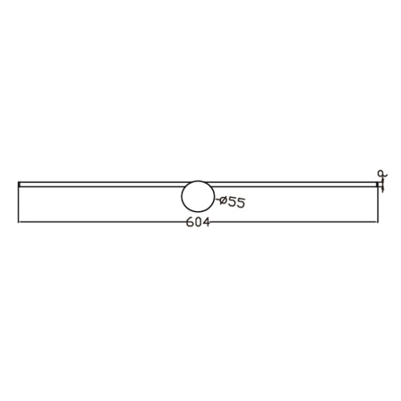 Szeroki, biały kinkiet nad obraz LP-777/1W L WH z serii MODERN SLIM