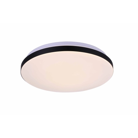 Ponadczasowa, okrągła lampa sufitowa LED LP-335/1C S 4BK z serii BABILON