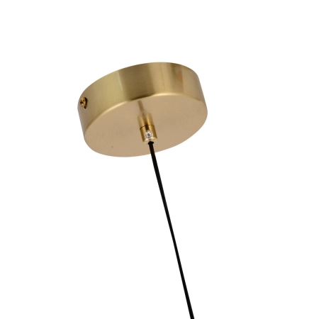 Pionowa, złota lampa wisząca, zmienna barwa LP-002/3V z serii DORADO