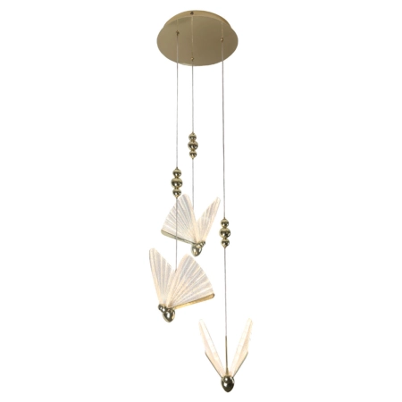 Modernistyczna lampa wisząca motyle LP-1715/3P z serii MARIPOSA - 3